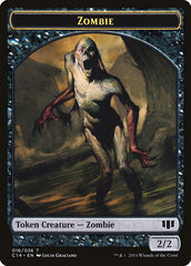 Horror // Zombie (016/036) Double-sided Token [Commander 2014 Tokens] | Tacoma Games