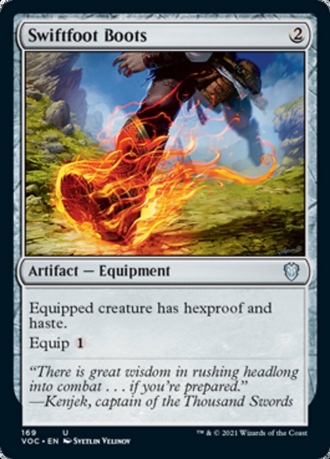 Swiftfoot Boots [Innistrad: Crimson Vow Commander] | Tacoma Games