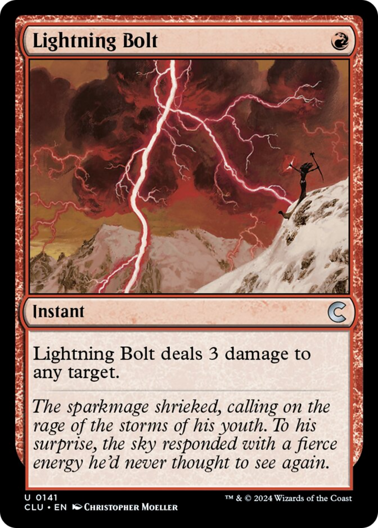 Lightning Bolt [Ravnica: Clue Edition] | Tacoma Games