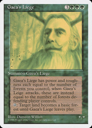 Gaea's Liege [Fourth Edition] | Tacoma Games