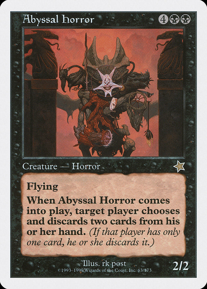 Abyssal Horror [Starter 1999] | Tacoma Games