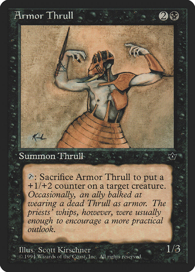 Armor Thrull (Scott Kirschner) [Fallen Empires] | Tacoma Games