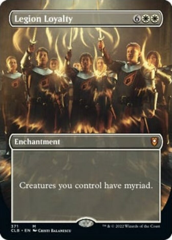 Legion Loyalty (Borderless Alternate Art) [Commander Legends: Battle for Baldur's Gate] | Tacoma Games
