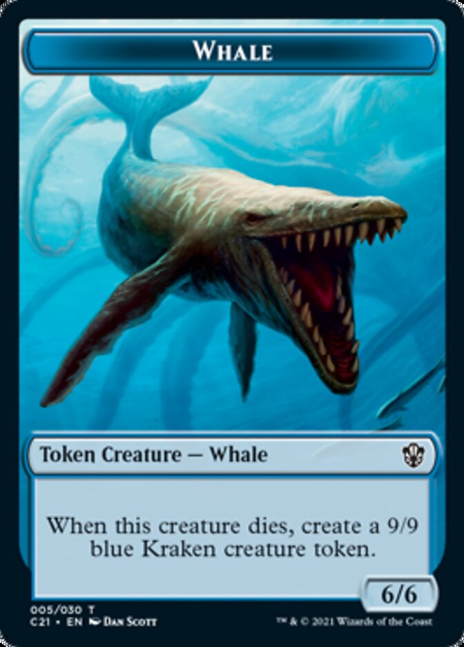 Beast (010) // Whale Token [Commander 2021 Tokens] | Tacoma Games