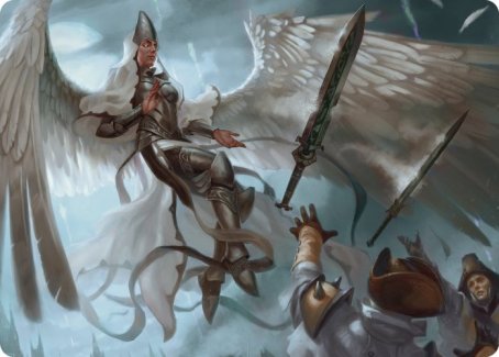 Angelic Quartermaster Art Card [Innistrad: Crimson Vow Art Series] | Tacoma Games