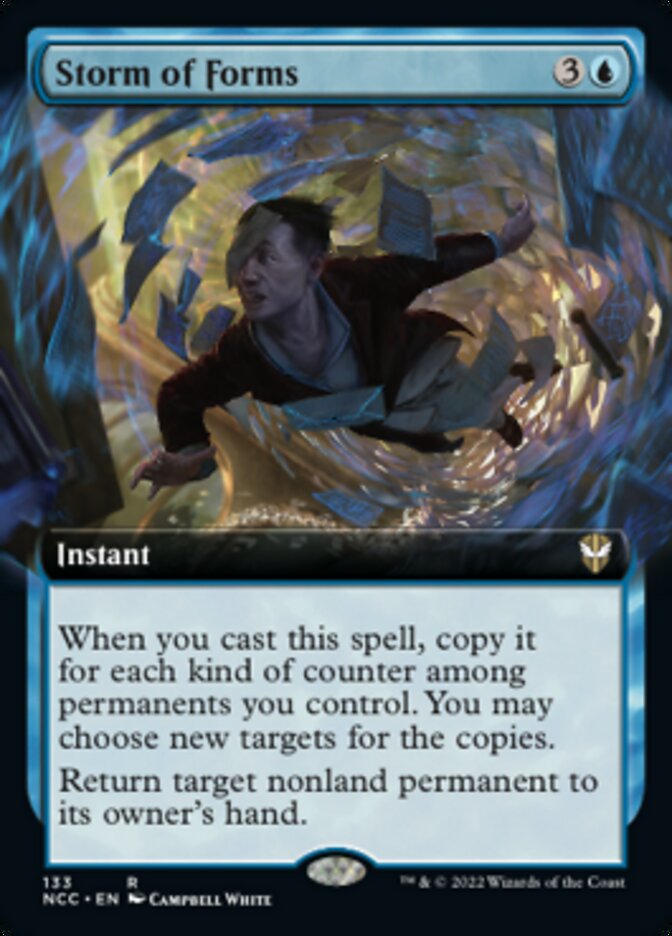 Storm of Forms (Extended Art) [Streets of New Capenna Commander] | Tacoma Games