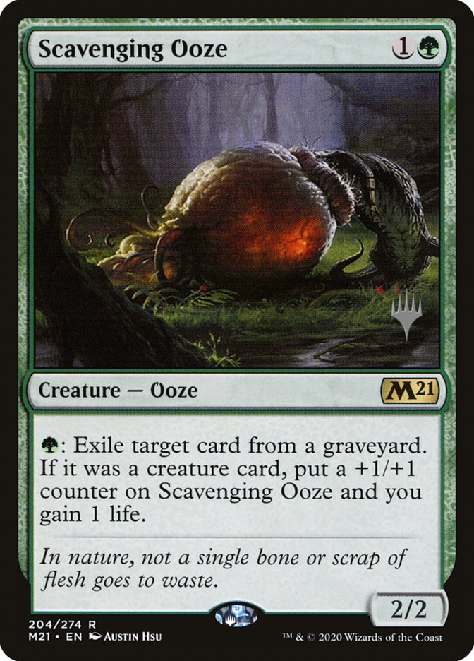 Scavenging Ooze (Promo Pack) [Core Set 2021 Promos] | Tacoma Games