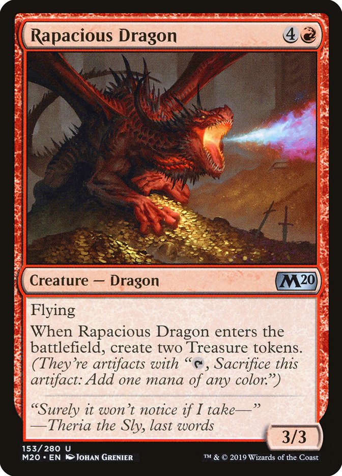 Rapacious Dragon [Core Set 2020] | Tacoma Games