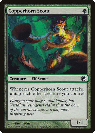 Copperhorn Scout [Scars of Mirrodin] | Tacoma Games