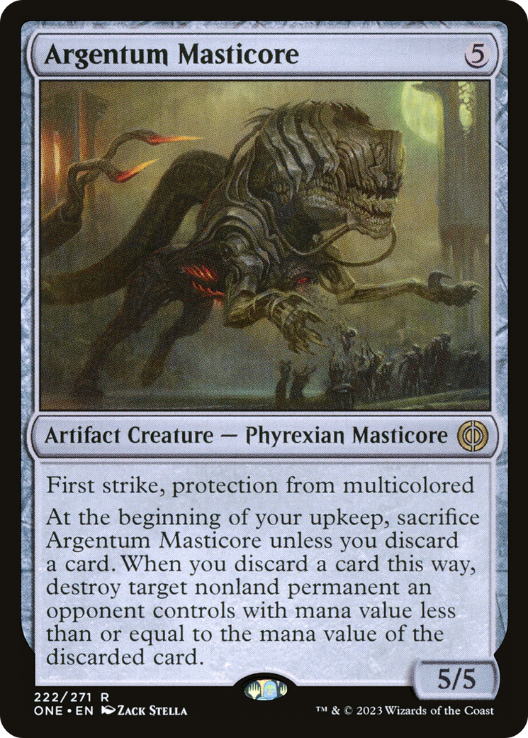 Argentum Masticore [Phyrexia: All Will Be One] | Tacoma Games