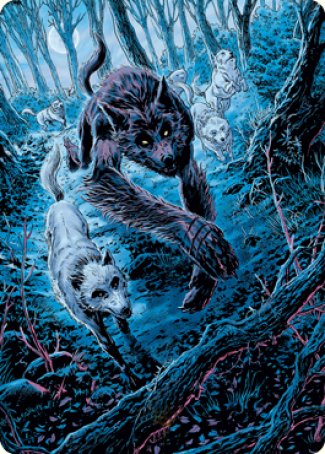 Untamed Pup Art Card [Innistrad: Midnight Hunt Art Series] | Tacoma Games