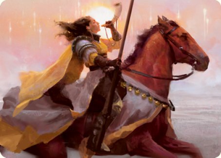 Sunrise Cavalier Art Card [Innistrad: Midnight Hunt Art Series] | Tacoma Games