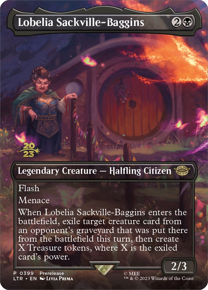 Lobelia Sackville-Baggins (399) [The Lord of the Rings: Tales of Middle-Earth Prerelease Promos] | Tacoma Games