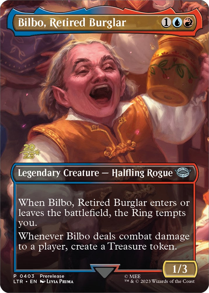 Bilbo, Retired Burglar [The Lord of the Rings: Tales of Middle-Earth Prerelease Promos] | Tacoma Games