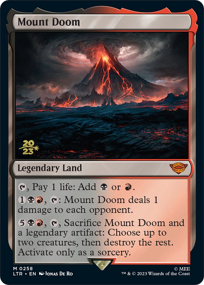 Mount Doom [The Lord of the Rings: Tales of Middle-Earth Prerelease Promos] | Tacoma Games