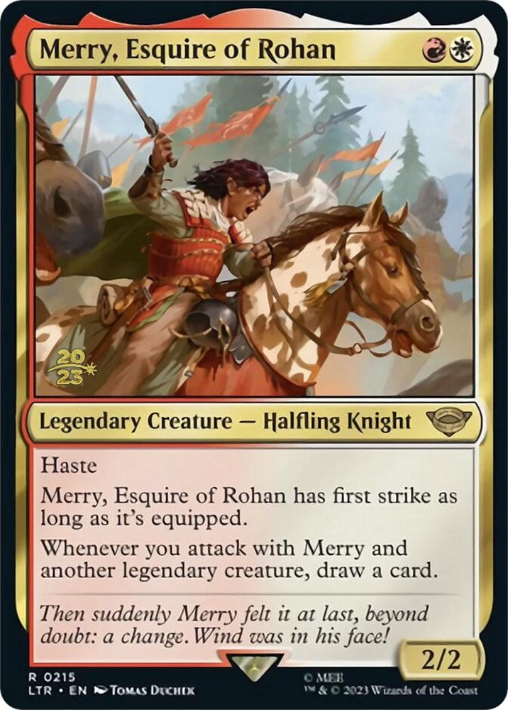 Merry, Esquire of Rohan [The Lord of the Rings: Tales of Middle-Earth Prerelease Promos] | Tacoma Games