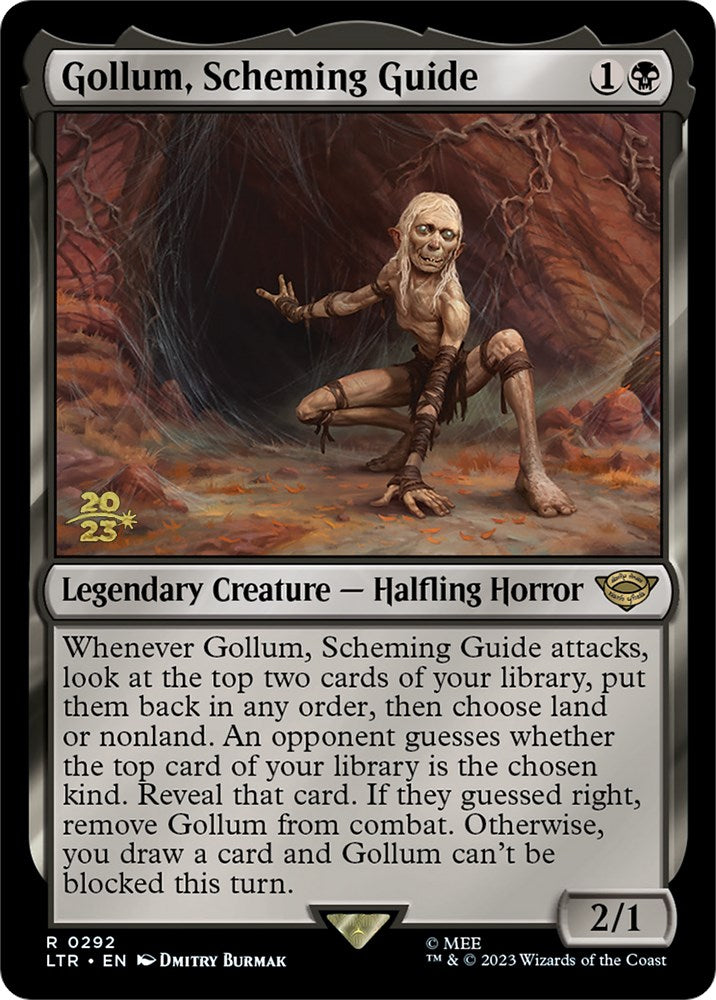 Gollum, Scheming Guide [The Lord of the Rings: Tales of Middle-Earth Prerelease Promos] | Tacoma Games