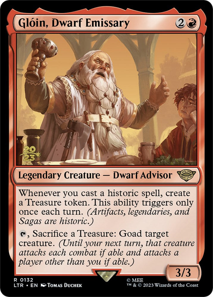 Gloin, Dwarf Emissary [The Lord of the Rings: Tales of Middle-Earth Prerelease Promos] | Tacoma Games