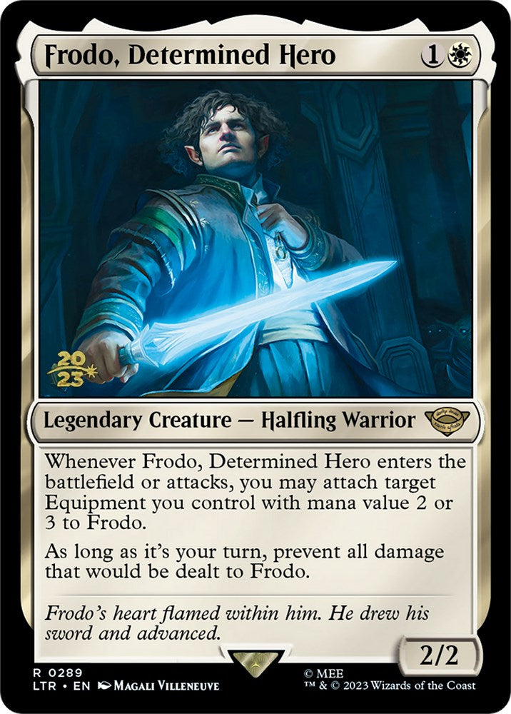 Frodo, Determined Hero [The Lord of the Rings: Tales of Middle-Earth Prerelease Promos] | Tacoma Games