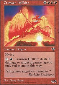 Crimson Hellkite [Mirage] | Tacoma Games