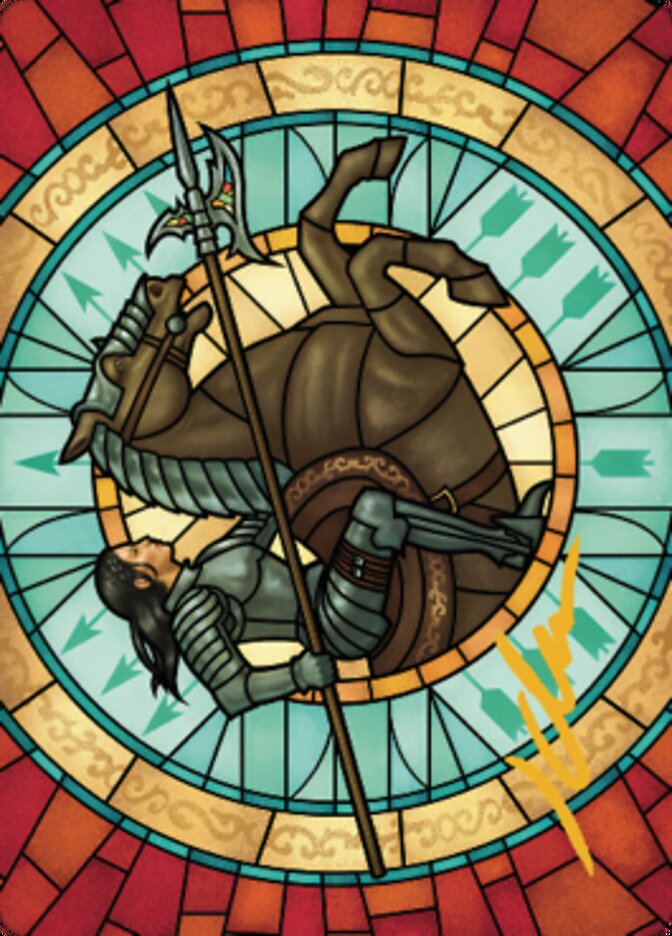 Tori D'Avenant, Fury Rider Art Card (Gold-Stamped Signature) [Dominaria United Art Series] | Tacoma Games