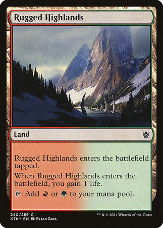 Rugged Highlands [Khans of Tarkir] | Tacoma Games