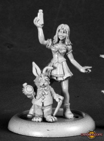 Reaper Miniatures Twister Female Superhero Chronoscope Series - 28mm Scale Unpainted Figure, Assembly Required