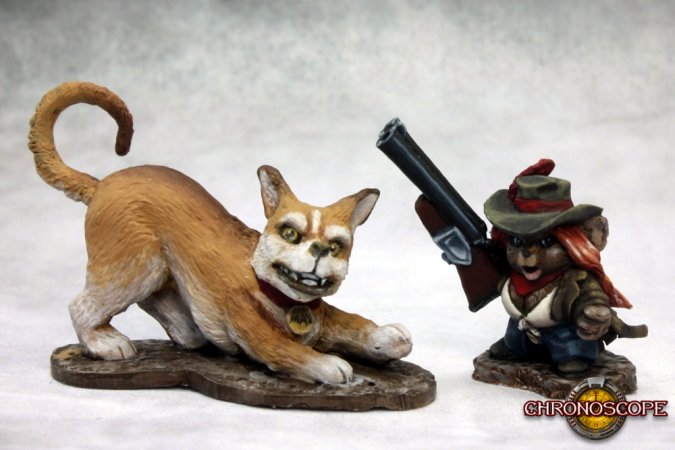 Angela and Scooter, Mousling Cowgirl and Trusty Hound | Tacoma Games