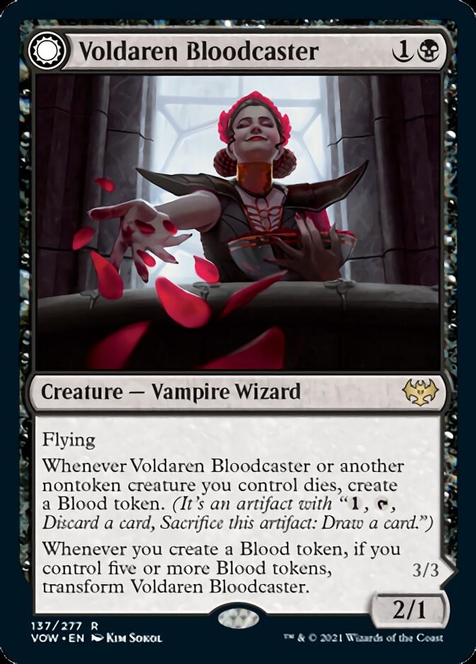 Voldaren Bloodcaster // Bloodbat Summoner [Innistrad: Crimson Vow] | Tacoma Games