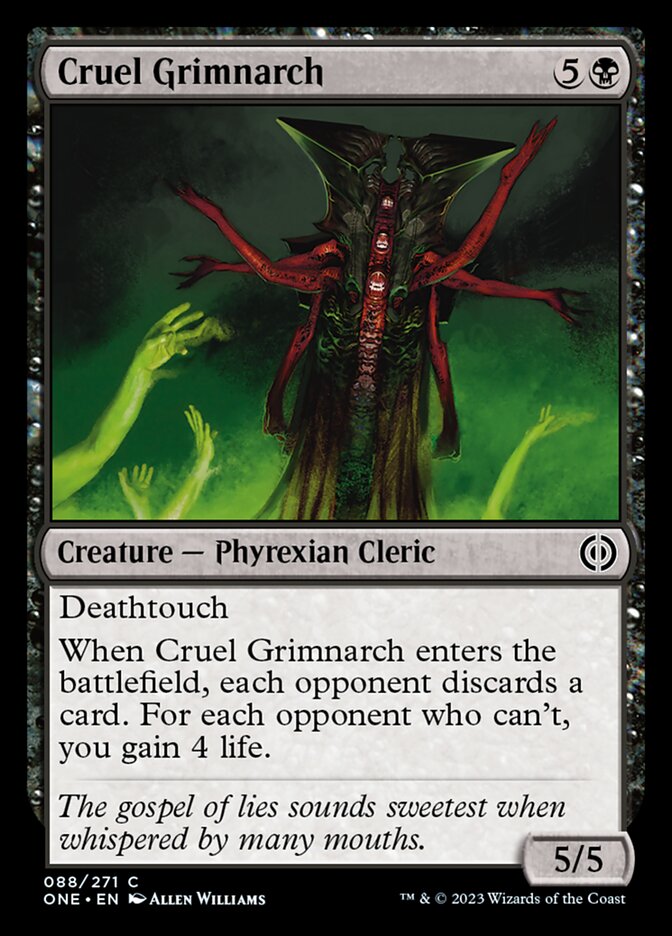 Cruel Grimnarch [Phyrexia: All Will Be One] | Tacoma Games