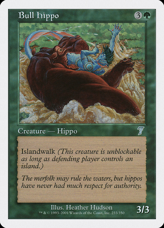 Bull Hippo [Seventh Edition] | Tacoma Games