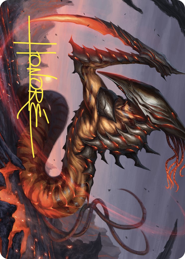 Blade Sliver Art Card (Gold-Stamped Signature) [Commander Masters Art Series] | Tacoma Games