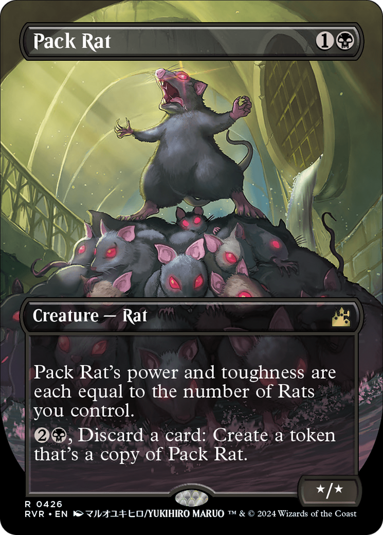 Pack Rat (Anime Borderless) [Ravnica Remastered] | Tacoma Games