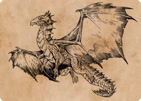 Ancient Bronze Dragon Art Card (58) [Commander Legends: Battle for Baldur's Gate Art Series] | Tacoma Games