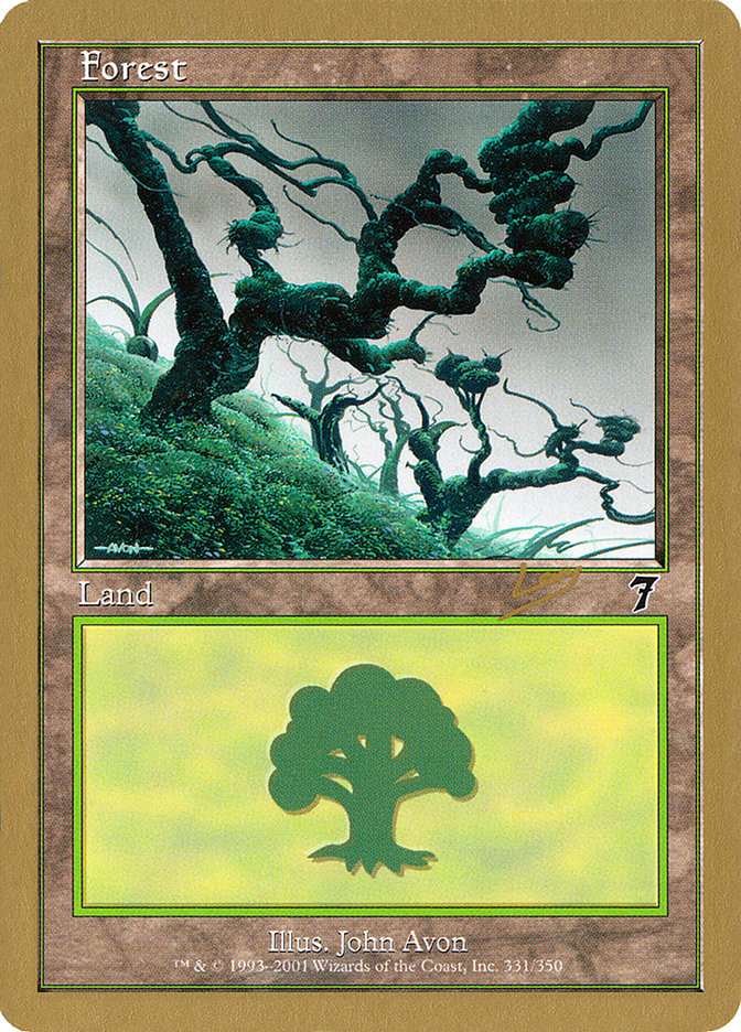 Forest (rl331) (Raphael Levy) [World Championship Decks 2002] | Tacoma Games