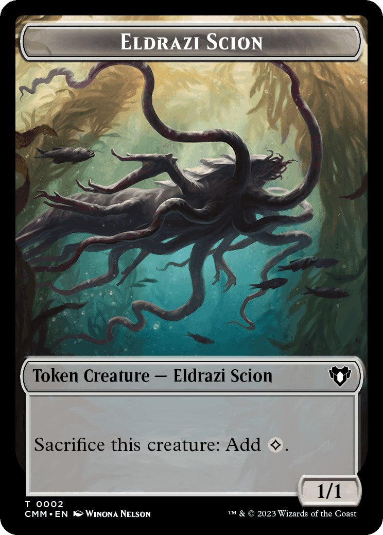 Eldrazi Scion // Satyr Double-Sided Token [Commander Masters Tokens] | Tacoma Games