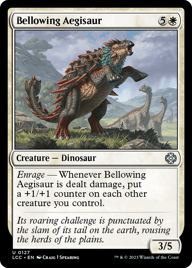 Bellowing Aegisaur [The Lost Caverns of Ixalan Commander] | Tacoma Games