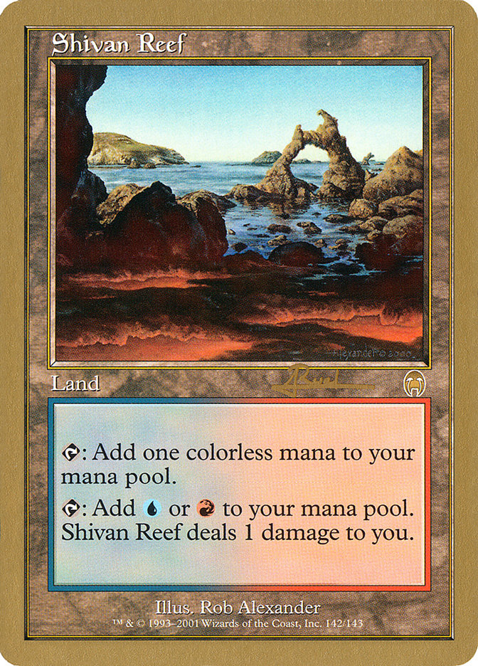 Shivan Reef (Antoine Ruel) [World Championship Decks 2001] | Tacoma Games