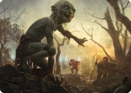 Smeagol, Helpful Guide Art Card [The Lord of the Rings: Tales of Middle-earth Art Series] | Tacoma Games