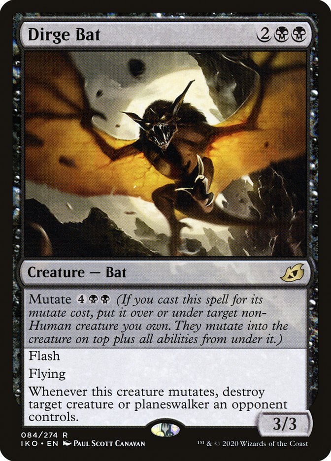Dirge Bat [Ikoria: Lair of Behemoths] | Tacoma Games