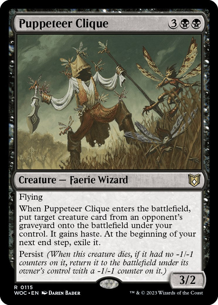 Puppeteer Clique [Wilds of Eldraine Commander] | Tacoma Games