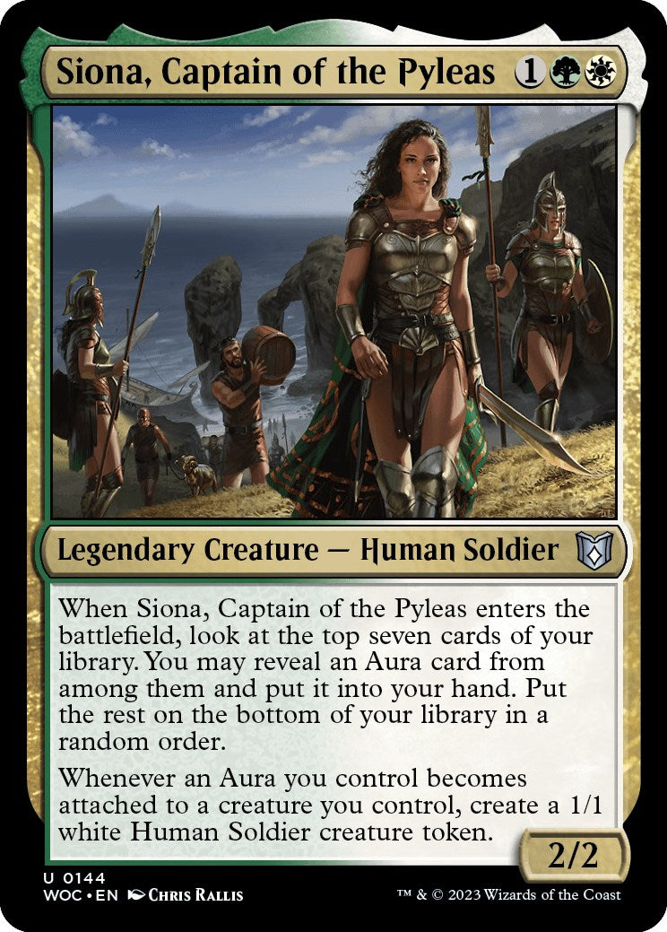 Siona, Captain of the Pyleas [Wilds of Eldraine Commander] | Tacoma Games