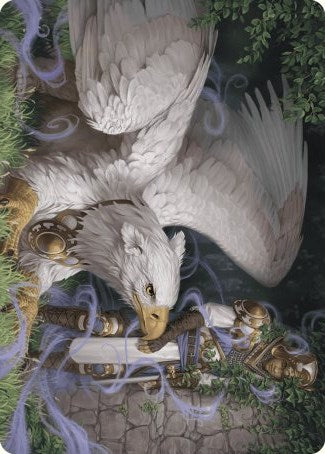 Dutiful Griffin Art Card [Wilds of Eldraine Art Series] | Tacoma Games