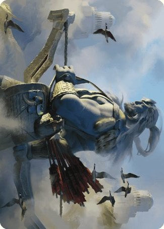 Skybeast Tracker Art Card [Wilds of Eldraine Art Series] | Tacoma Games