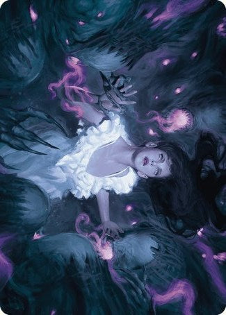 Neva, Stalked by Nightmares Art Card [Wilds of Eldraine Art Series] | Tacoma Games