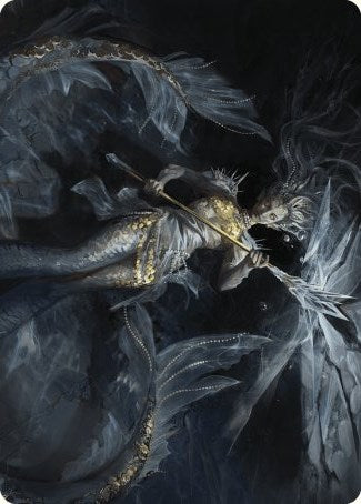 Sharae of Numbing Depths Art Card [Wilds of Eldraine Art Series] | Tacoma Games