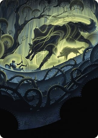 Unnatural Growth Art Card [Wilds of Eldraine Art Series] | Tacoma Games