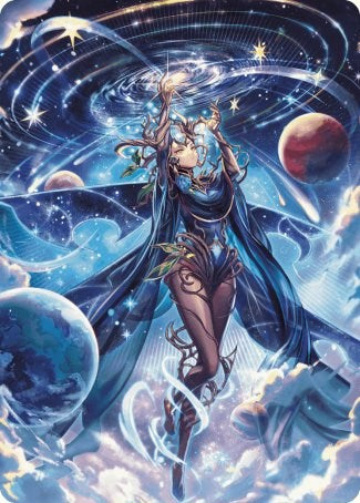 Omniscience Anime Art Card [Wilds of Eldraine Art Series] | Tacoma Games
