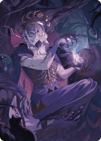 Necropotence Art Card [Wilds of Eldraine Art Series] | Tacoma Games