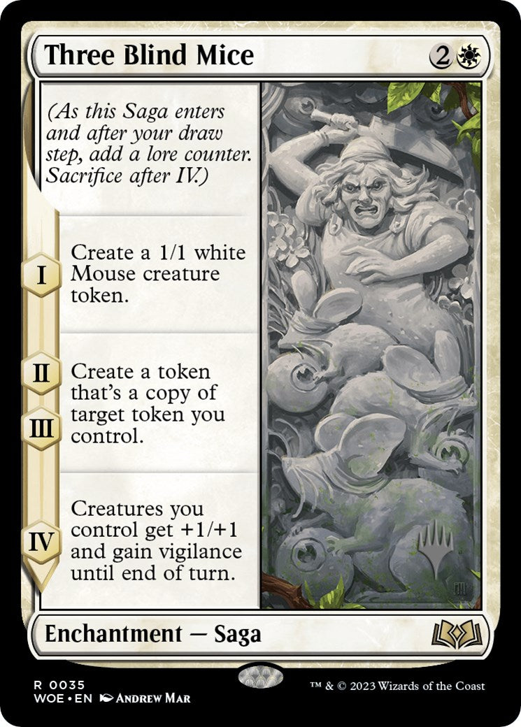 Three Blind Mice (Promo Pack) [Wilds of Eldraine Promos] | Tacoma Games